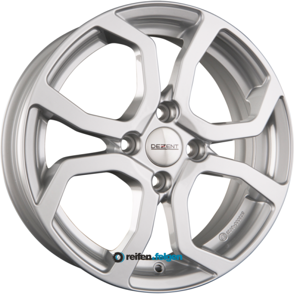DEZENT TS 5x15 ET38 4x100 NB60.1 Silver