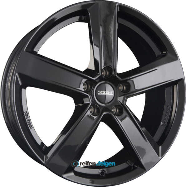 DEZENT TU 7x17 ET47 5x112 NB66.6 BLACK - Schwarz werk91-4 7x17 ET47 5x112 Alufelge Schwarz