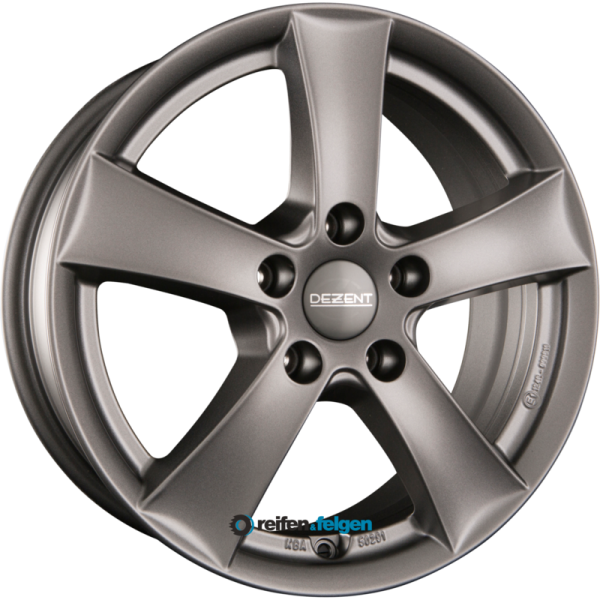 DEZENT TX 6.5x16 ET50 5x114.3 NB66.1 GRAPHITE - Graphite Matt