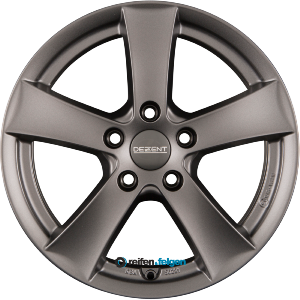 DEZENT TX 7x17 ET46 5x112 NB66.6 GRAPHITE - Graphite Matt