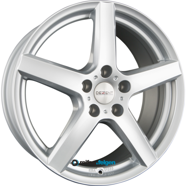 DEZENT TY 7x16 ET40 5x112 NB70.1 Silver
