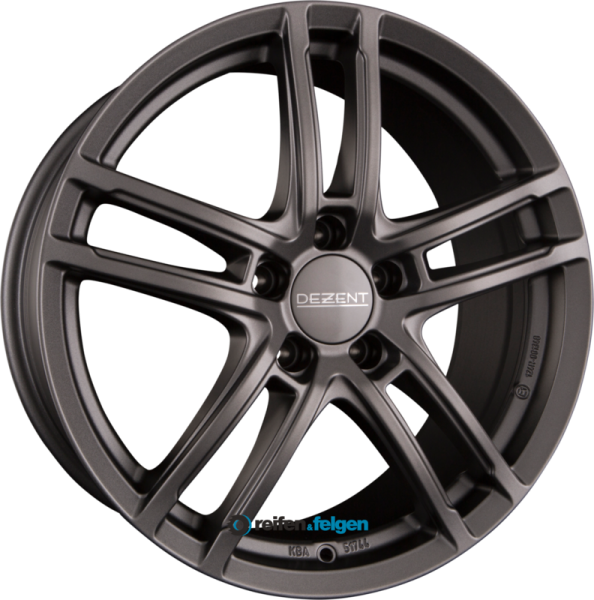 DEZENT TZ 6.5x16 ET33 5x112 NB57.1 GRAPHITE - Graphite Matt