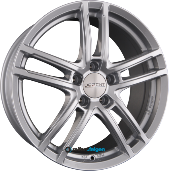 DEZENT TZ 6.5x17 ET43 5x112 NB57.1 Silver