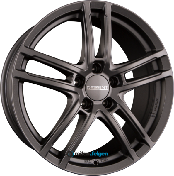 DEZENT TZ 6.5x17 ET44 5x112 NB66.6 GRAPHITE - Graphite Matt