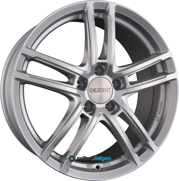 DEZENT TZ 6x15 ET40 5x114.3 NB66.1 Silber