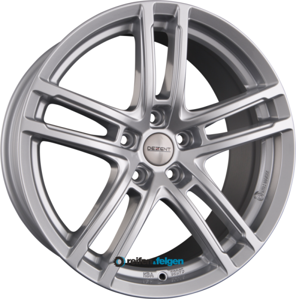 DEZENT TZ-C 6.5x16 ET22 5x112 NB66.6 Silver