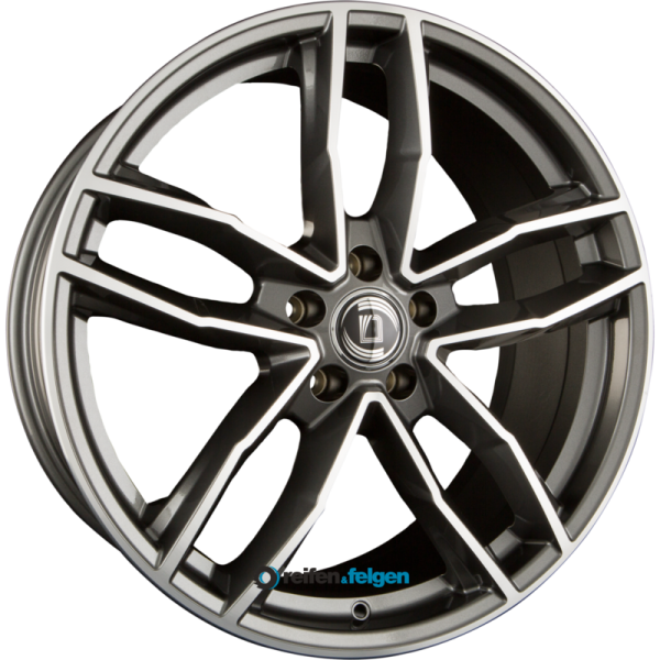 DIEWE WHEELS ALITO 8.5x19 ET35 5x112 NB66.6 Platin S Machined werk91-4 8,5x19 ET35 5x112 Alufelge
