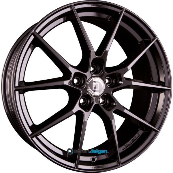 DIEWE WHEELS ALLA 9.5x22 ET37 5x112 NB66.6 NERO S - Schwarz Glanz