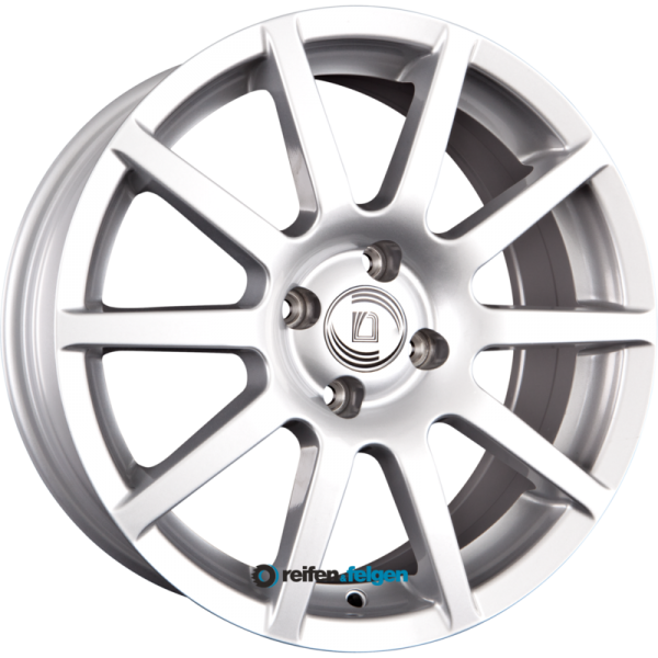 DIEWE WHEELS ALLEGREZZA 7x16 ET38 5x115 NB76 Pigmentsilber