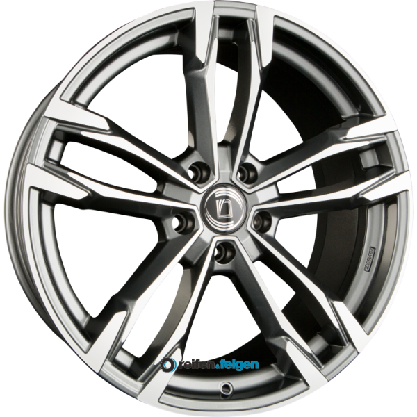 DIEWE WHEELS AVIO 8x18 ET30 5x120 NB72.6 PLATIN S MACHINED - Anthrazit Glanz Frontpoliert