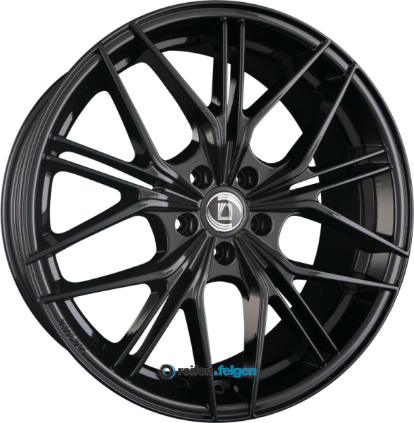 DIEWE WHEELS BRENTA 8.5x20 ET40 5x114.3 NB60.1 NERO S - Schwarz Glanz
