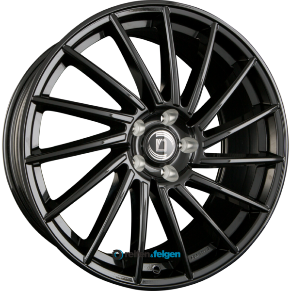 DIEWE WHEELS BRIOSA 8.5x19 ET48 5x115 NB70.1 Black Glossy