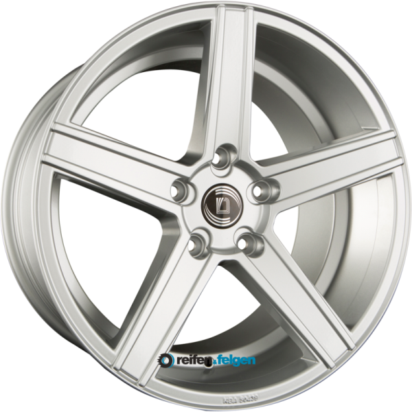 DIEWE WHEELS CAVO 10.5x20 ET40 5x114.3 NB70.7 ARGENTO - Silber