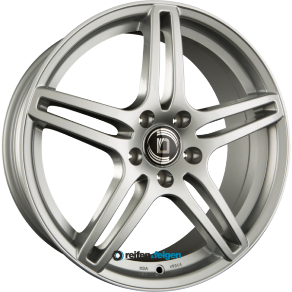DIEWE WHEELS CHINQUE 7x17 ET42 5x114.3 NB67.1 Pigmentsilber