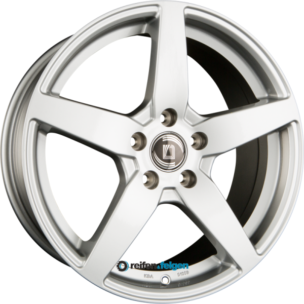 DIEWE WHEELS INVERNO 7.5x17 ET43 5x114.3 NB66.1 ARGENTO - Silber werk91-4 7,5x17 ET43 5x114,3 Alufelge