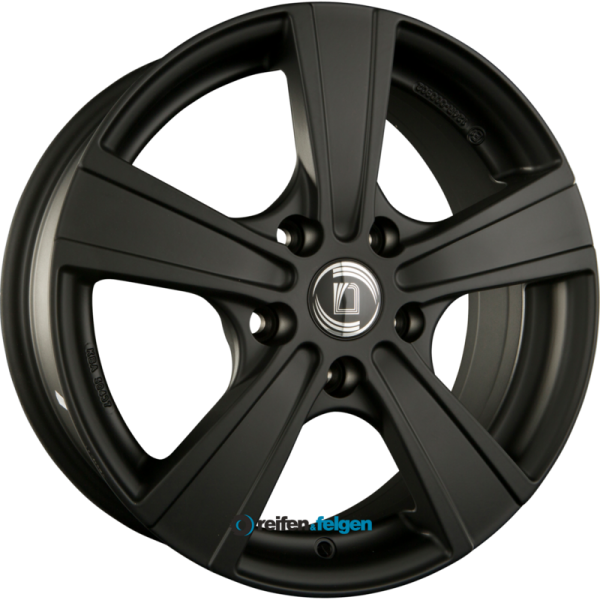 DIEWE WHEELS MATTO 7.5x18 ET50 5x112 NB57.1 NERO - Schwarz Matt