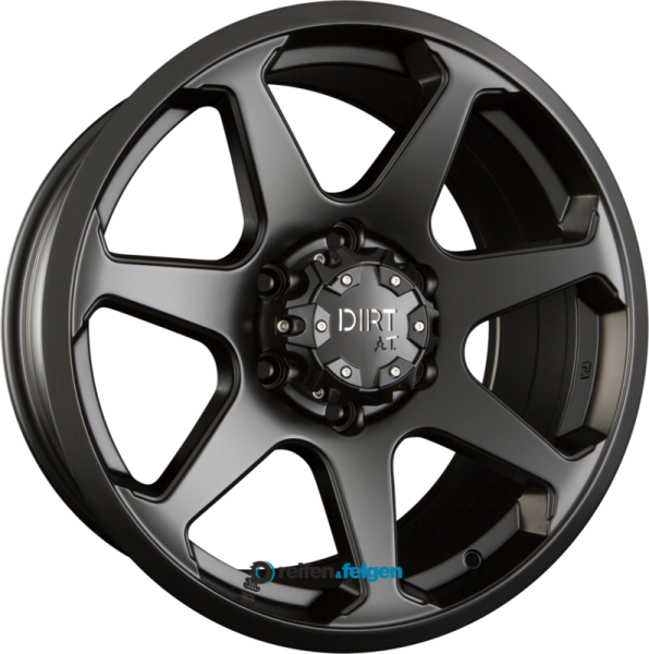 DIRT A.T. D42 9x18 ET25 6x114.3 NB66.1 Black Matt
