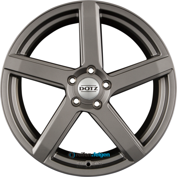 DOTZ CP5 8.5x18 ET35 5x114.3 NB71.6 GRAPHITE - Graphite Matt