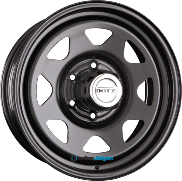 DOTZ DAKAR - Ohne Zubehör 6x15 ET0 5x139.7 NB110.1 DARK Matt Black