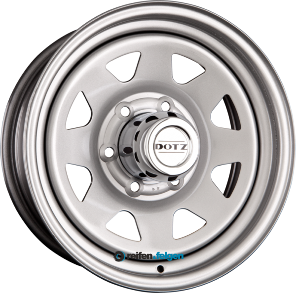 DOTZ DAKAR - Ohne Zubehör 7x16 ET30 5x114.3 NB60.1 Silver