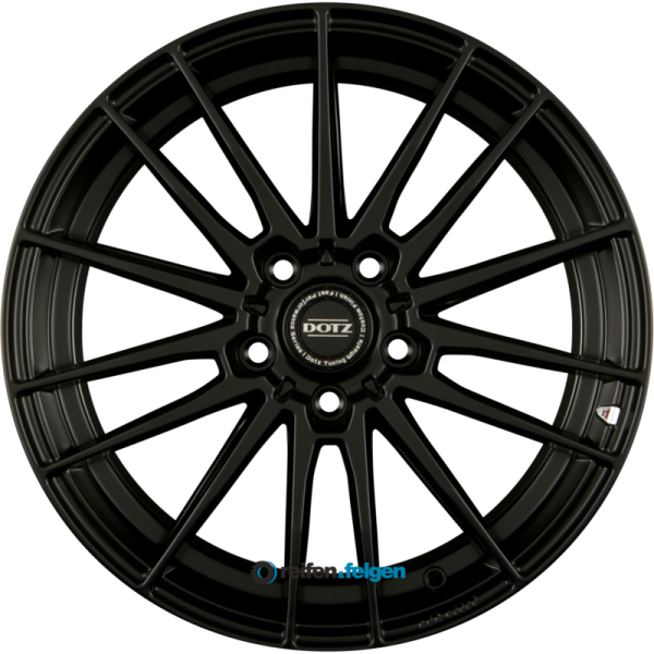 DOTZ FAST FIFTEEN 8x17 ET48 5x114.3 NB71.6 DARK Black Matt