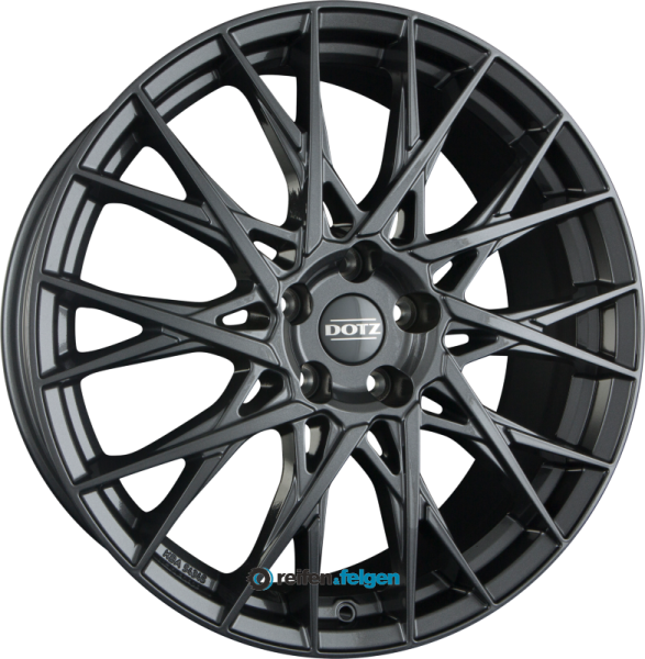 DOTZ FUJI 7.5x18 ET48 5x112 NB70.1 GREY - GunmETal