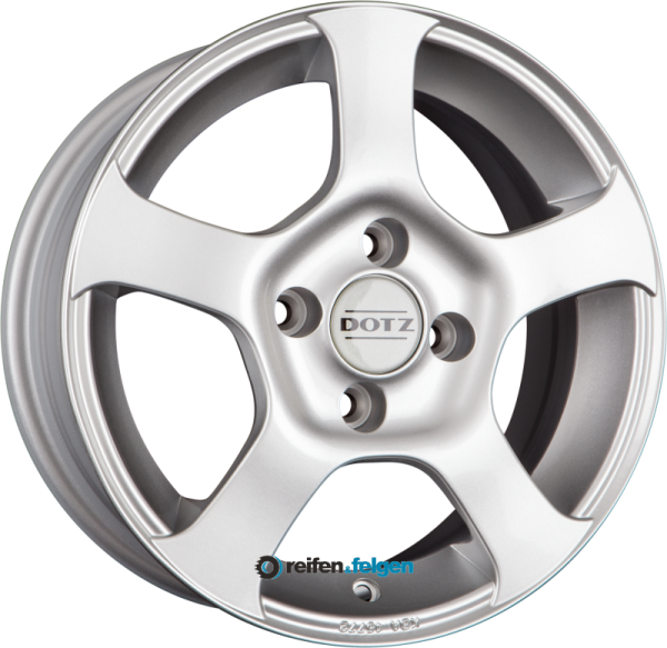 DOTZ IMOLA 6x14 ET33 5x100 NB60.1 Silber