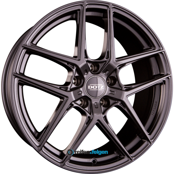 DOTZ LAGUNASECA 8x19 ET30 5x112 NB70.1 GREY - GunmETal Glänzend