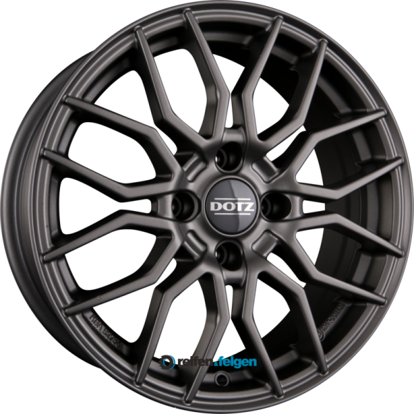 DOTZ LIMEROCK 7x17 ET35 4x108 NB65.1 GREY - GunmETal