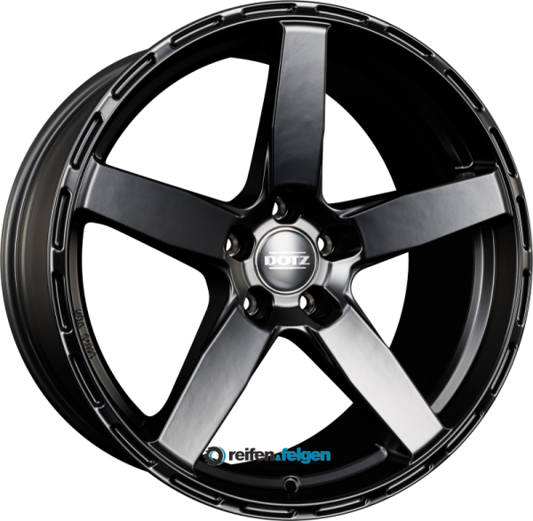 DOTZ MARINABAY 8.5x18 ET35 5x112 NB70.1 BLACK - Schwarz Matt werk91-4 8,5x18 ET35 5x112 Alufelge Schwarz