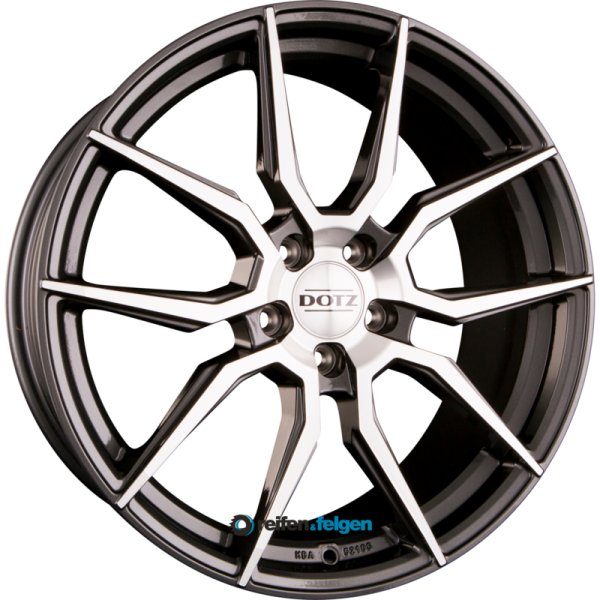 DOTZ MISANO 8x19 ET45 5x112 NB70.1 DARK GunmETal Polished