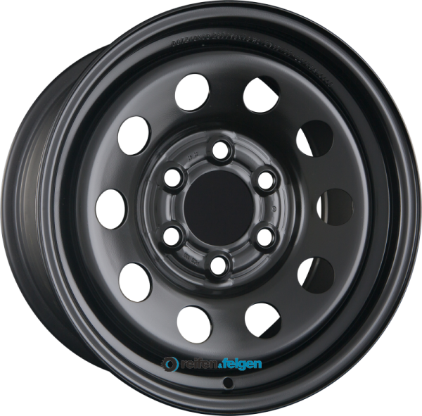 DOTZ MODULAR 8x16 ET37 6x130 NB84.1 Black - Offroad Stahlfelge