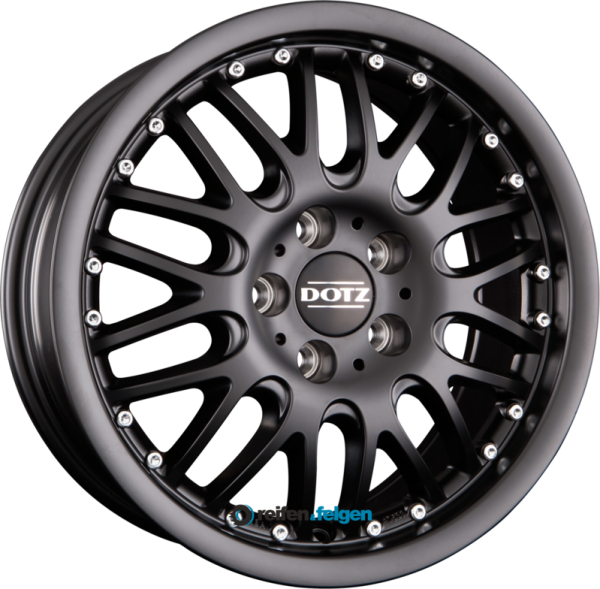 DOTZ MUGELLO 8x18 ET35 5x112 NB70.1 DARK Black Matt