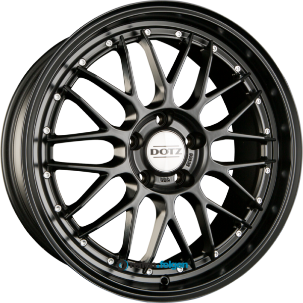 DOTZ REVVO 8.5x20 ET35 5x112 NB70.1 Black Edition - Black Matt