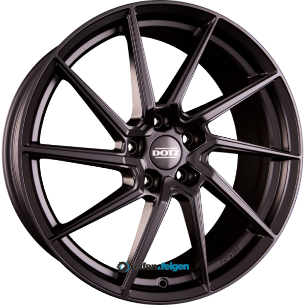 DOTZ SPA 7.5x17 ET45 5x100 NB60.1 BLACK - Schwarz Matt