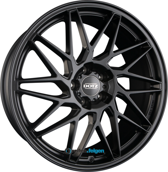 DOTZ TANAKA 8.5x19 ET25 5x112 NB70.1 Black Matt