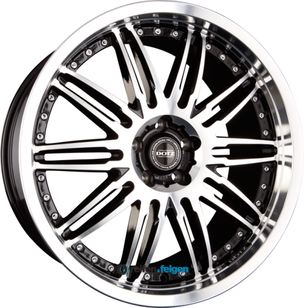 DOTZ TERRITORY 10x20 ET30 5x112 NB66.6 Black Front Polished