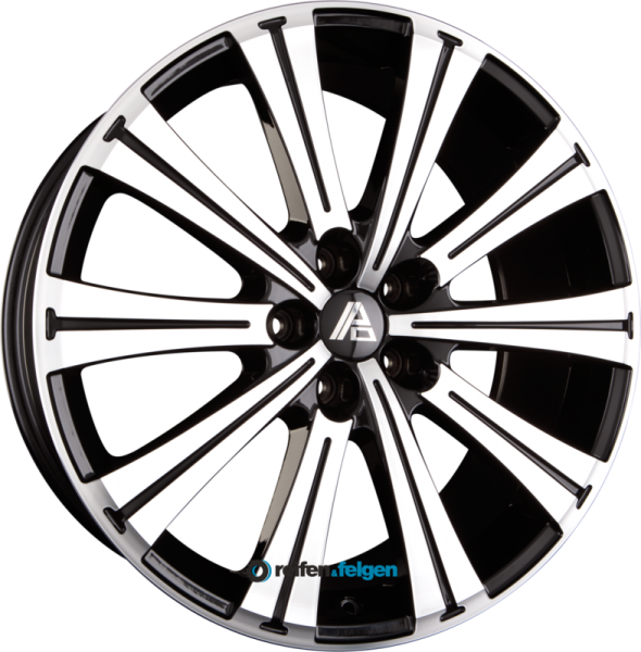 DREWSKE GHOST.10 10x22 ET40 5x120 NB72.6 Diamond-Black werk91-4 Schwarz