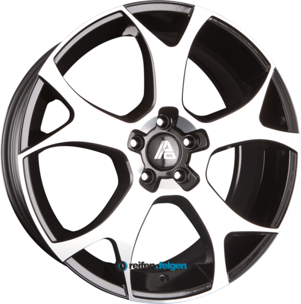 DREWSKE GHOST.5 8.5x20 ET45 5x114.3 NB73.1 Diamond-Black werk91-4 Schwarz