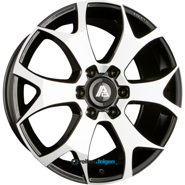DREWSKE GHOST.6 8.5x20 ET30 6x114.3 NB66.1 Gloss Black Machined