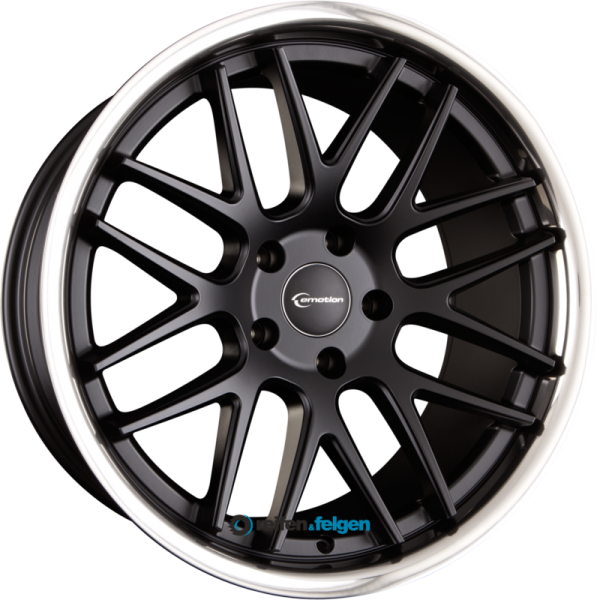 EMOTION-WHEELS CONCAVE 8.5x19 ET45 5x130 NB71.6 Black Matt Inox