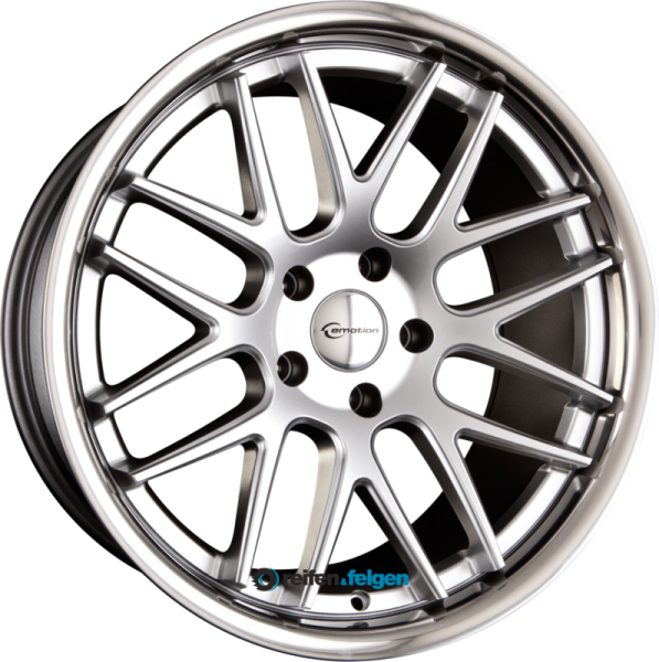 EMOTION-WHEELS CONCAVE 8.5x20 ET40 5x112 NB72.6 Silber Inox