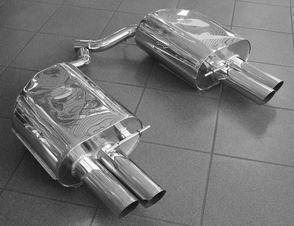 Eisenmann Endschalldämpfer Edelstahl Duplex (links/rechts) passend für BMW E63/E64