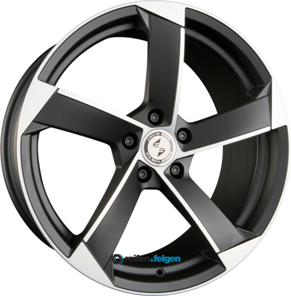 ETA BETA MAGIC 8.5x19 ET32 5x112 NB66.6 Black Matt Full Polished