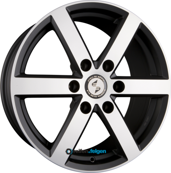 ETA BETA ROBUS 8x18 ET25 6x139.7 NB106.1 Black Matt Full Polished