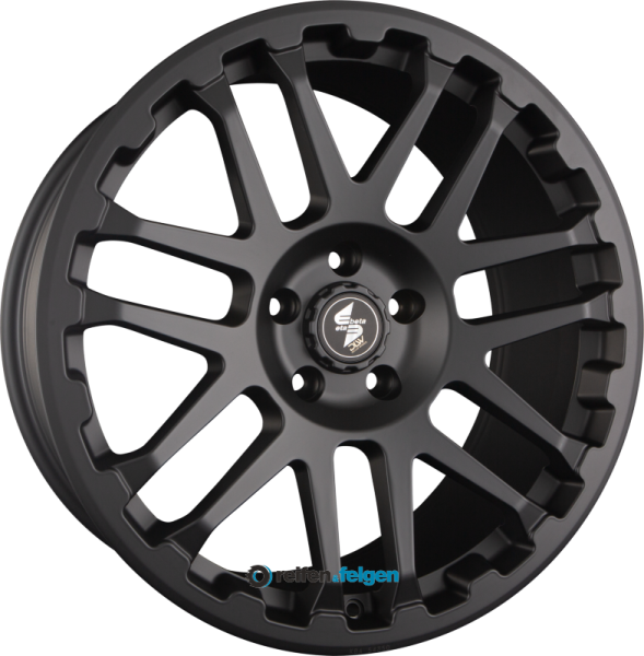 ETABETA COMBAT 10x22 ET25 5x112 NB66.6 Black Matt werk91-4 10x22 ET25 5x112 Alufelge Schwarz