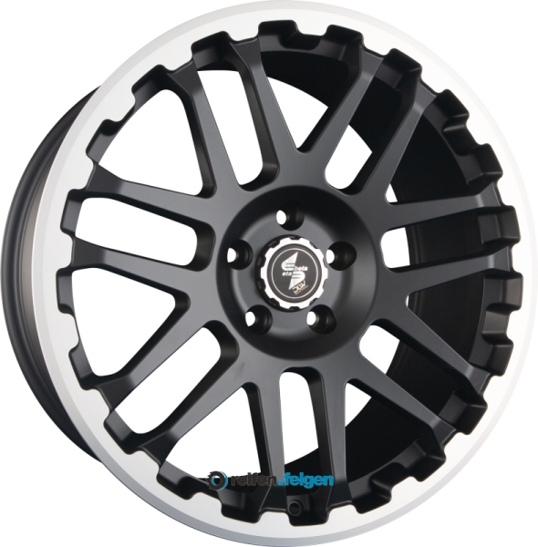 EtaBeta COMBAT 9x20 ET42 5x120 NB65.1 Matt Black Polish