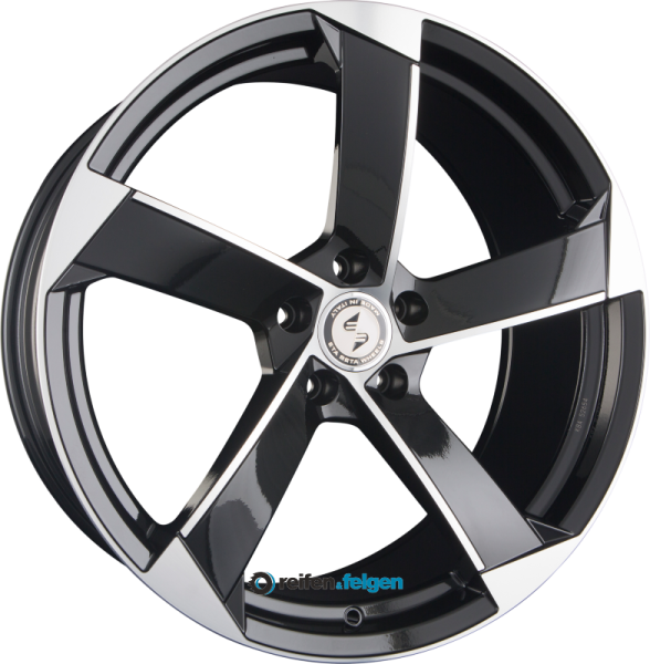EtaBeta MAGIC 8.5x20 ET32 5x112 NB66.5 Black Shiny Full Polish