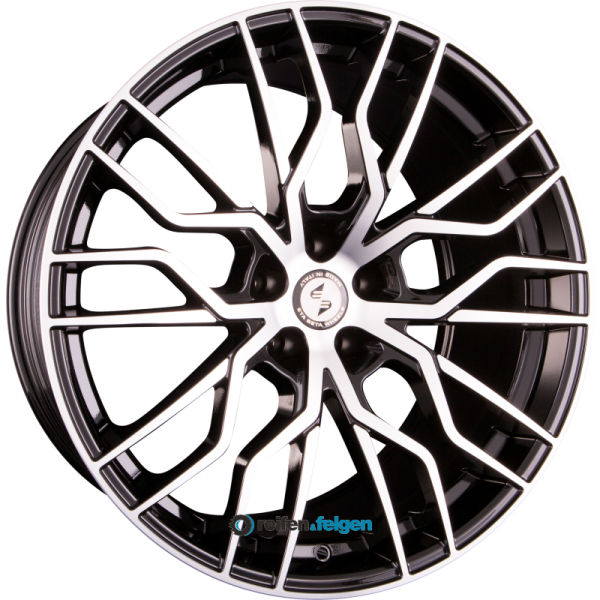 EtaBeta MEDUSA 10x20 ET20 5x112 NB66.6 Shiny Black Full Polish