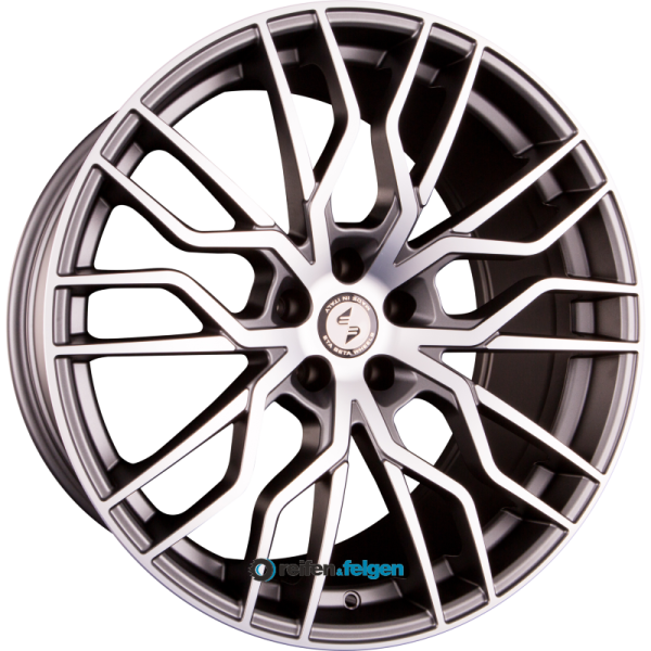 EtaBeta MEDUSA 9.5x21 ET45 5x112 NB66.6 Matt Anthracite Full Polish